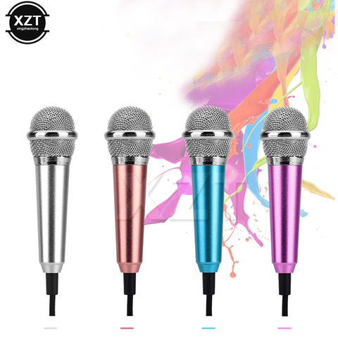 1pcs MINI Jack 3.5mm Studio Lavalier Professional Wired Microphone Handheld Mic karaoke for singing gaming for Mobile phones PC  ► Photo 1/1