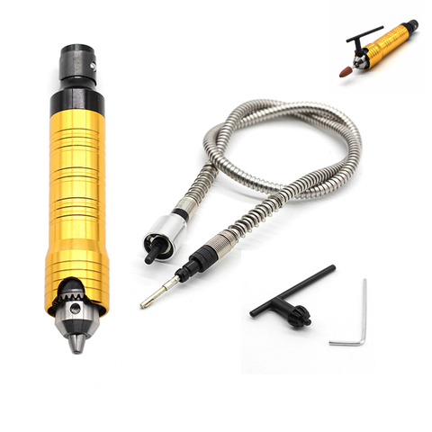 6mm Rotary Angle Grinder Tool Flexible Shaft Fits + 0.2-6.5mm Handpiece For Dremel Style Flex Shaft Electric Drill Rotary Tool ► Photo 1/6