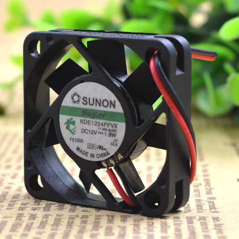 Free Shipping For SUNON KDE1204PFVX 11.MS.AF.GN DC 12V 1.8W 2-wire 2-pin connector 60mm 40X40X10mm Server Cooling Square fan ► Photo 1/2