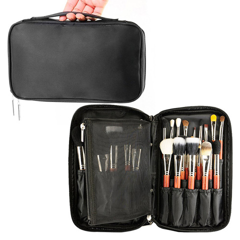 Professional Cosmetic Bag Beauty Case Toiletry Brush Organizer Neceser Multi Functional Makeup Bag for Travel & Home ► Photo 1/6