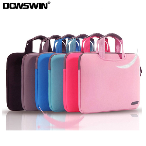 DOWSWIN Laptop Bag Case for Macbook Air Pro Retina 13 15 Laptop Sleeve 15.6 Notebook Bag For Dell Acer Asus HP Business Handbag ► Photo 1/6