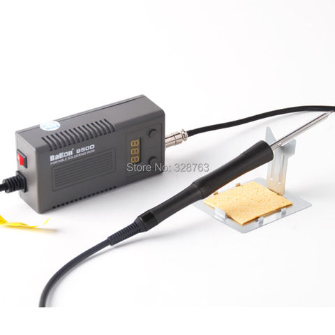 EU plug BK 950D mini Portable Digital soldering station Electric solder iron+T13 tips Heating Core 100~240V ► Photo 1/2