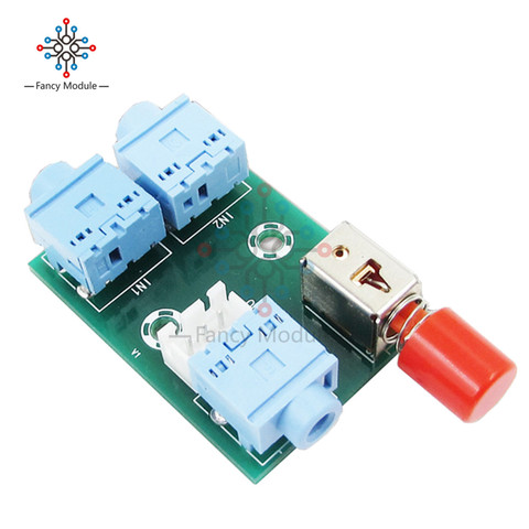 XH-M371 3.5 Audio 2 Input and 1 Output Socket Switch Board for HIFI Amplifier ► Photo 1/5