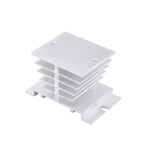 1pc Single Phase Solid State Relay SSR Aluminum Heat Sink Dissipation Radiator Newest,Suitable for 10A-40A relay ► Photo 1/4