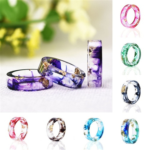 8Colors Handmade Dry Flower Ring ► Photo 1/6