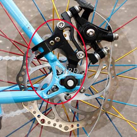 MTB Road Bike Bicycle Disc Brake Bracket Frame Adaptor Components Holder 22MM D26 ► Photo 1/5