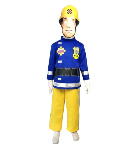 Hot 2022  Fireman Sam Children's Fancy Dress Costume 4-10 Years Carnival Party Halloween Cosplay Costumes ► Photo 1/6