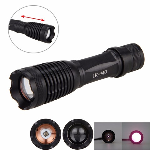 Night Vision hunting Light 940 Lumens LED flash Light Front Torch Waterproof + Support+18650 Battery ► Photo 1/1