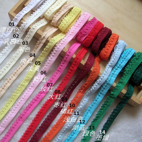 5 Meters Elastic Ribbon for Underwear Apparel Stretch Double Layers Lace Trims