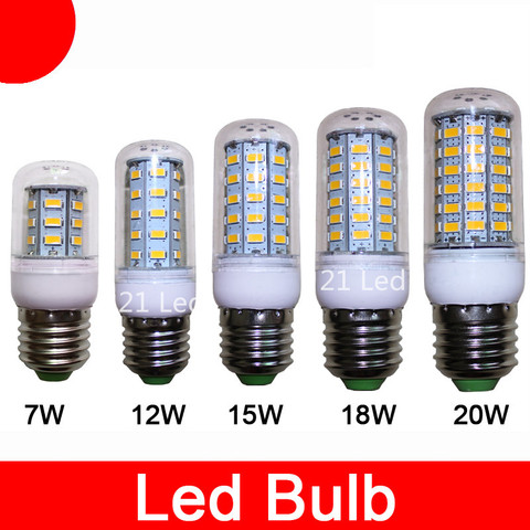 2022 wholesale new led Hot Sale  E27 E14  9W 12W 15W 20W  SMD5730  led corn bulb lamp Warm/white led lighting Free Shipping ► Photo 1/6