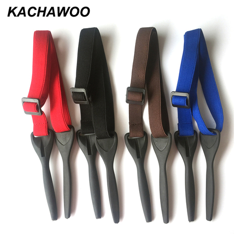 Kachawoo adjustable elastic bands for glasses male black blue red rubber polyester men sport eyeglasses cord chain string ► Photo 1/6
