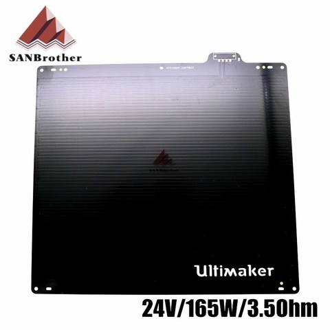 3D Printer Aluminum UM2 Ultimaker 2+ Ultimaker 2 Extended UM2+ Print Table Heated Bed 24V 3.5Ohm 165W Top Quality. ► Photo 1/1