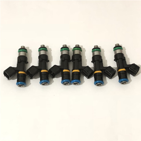 6x Top feed High performance 48mm ev14 1000cc E85  High impedance Flow matched fuel injector 0280 158 117 0280158117 for supar ► Photo 1/1