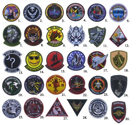 US Air Force Embroidery Patches Badges Emblem military Army 8cm DIY Accessory Hook and Loop USAF Tactical ► Photo 1/1