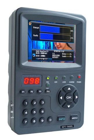KPT-968G digital satllite finder 3.5Inch TFT LED Handheld Multifunctional satellite Finder&Monitor KPT-968G ► Photo 1/6
