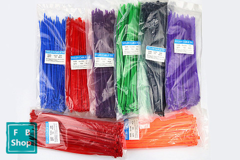 100pcs 5*250mm/5*300mm/4*300/4*250mm Self-locking nylon cable ties colors optional  plastic cable straps ► Photo 1/1