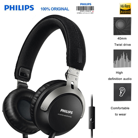 Philips SHL3565 Professional Bass Earphopne with Wire Control Noise Reduction Headband Style for Galaxy 8 Official Verification ► Photo 1/6