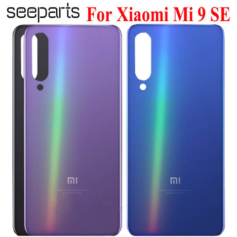 For Xiaomi Mi 9 SE Back Battery Cover Rear Door Housing Case Glass Panel 9 SE Replacement For Xiaomi Mi9 Se Battery Cover ► Photo 1/6