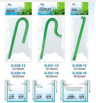 Aquarium Bend Inlet Outlet Tube Rainbar Unit for 12/16mm 16/22mm Hose Canister Filter Fish Tank Pipe ► Photo 1/1