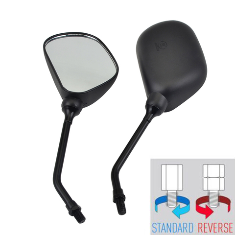 Motorcycle Mirrors for Yamaha YBR125 YBR 125 2010-2015 2016 2017 2022 M10 Screw Thread Left Right Rear Rearview Mirrors ► Photo 1/6
