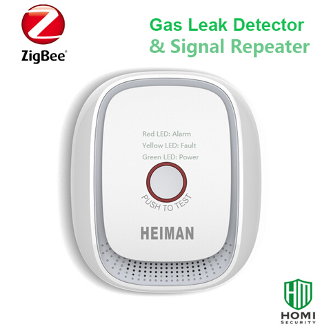 Compatible with Home Assistant Kaku Zigbee Smart Natural Coal LPG Gas Leakage Sensor Detector HS1CG-E ► Photo 1/5