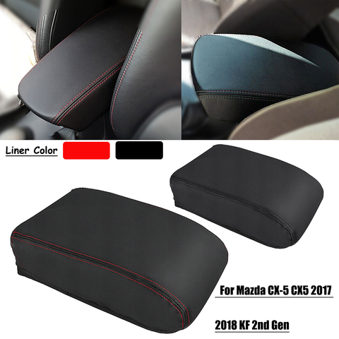 Car Console Seat Armrest Box Cover Pu Center Shell For Mazda Cx 5 Cx5 2018 Kf 2nd Styling Accessories Alitools - Leather Seat Covers For 2018 Mazda Cx 5
