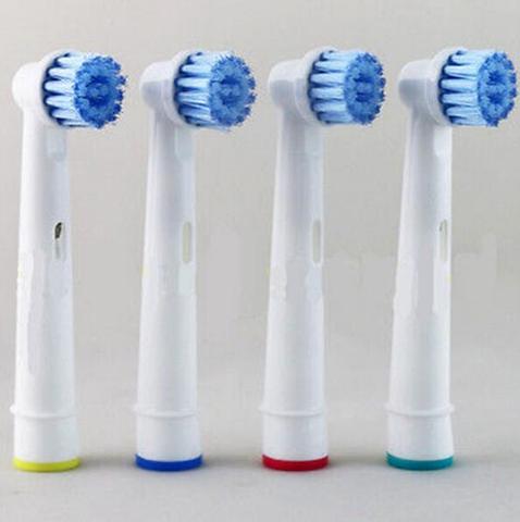 4pcs/pack Electric Toothbrush Heads Brush Heads Replacement for Oral Hygiene B Sensitive EBS-17A For Family Health Use ► Photo 1/6