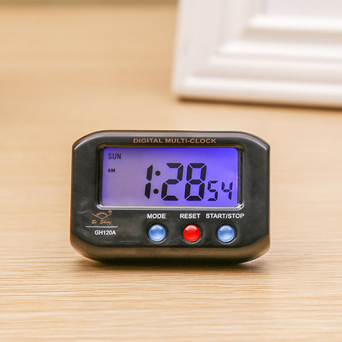Mini Pocket Digital Alarm Clock Portable LED Clocks Timer Countdown Stopwatch Electronic Table Clock With Snooze Backlight ► Photo 1/6