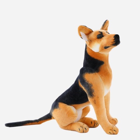 30-90cm Giant Dog Toy Realistic Stuffed Animals German Dog Shepherd Plush Toys Gift For Children ► Photo 1/6
