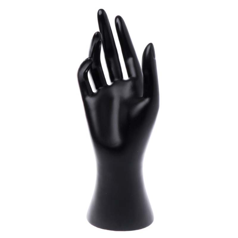1Pc Mannequin Hand Arm Display Base Female Gloves Jewelry Model Stand White 