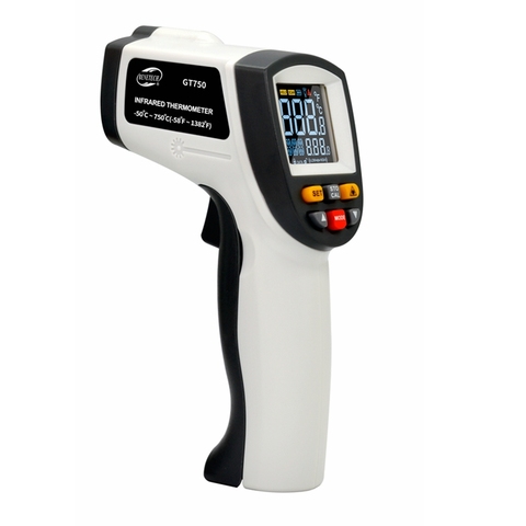 Digital IR Laser Thermometer -50C~750C/950C High Precision Color Screen Non contact IR Temperature Meter Infrared Pyrometer ► Photo 1/6