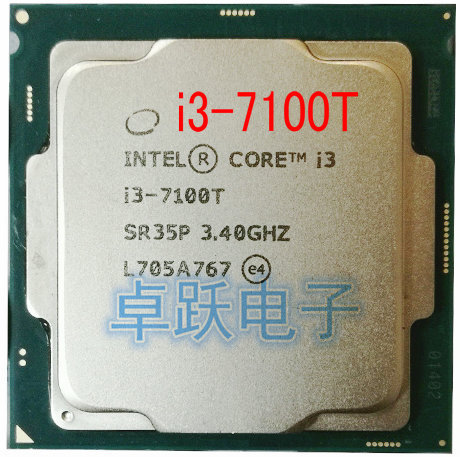 original Intel i3-7100T 3.4GHz i3 7100T Dual-Core LGA 1151 CPU Processor desktop ► Photo 1/1