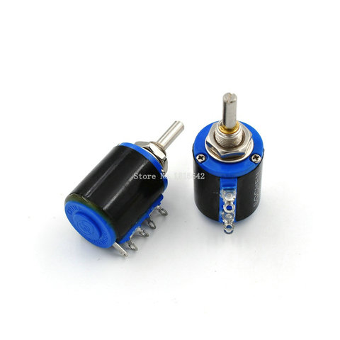 WXD3-12 1W 10K Ohm 10KR 5 Ring Multi-circle Precision Multiturn Wirewound Potentiometer ► Photo 1/5