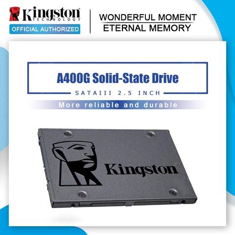 Kingston A400 SSD 120GB 240GB 480GB Internal Solid State Drive 2.5 inch SATA III HDD Hard Disk HD Notebook PC 120G 240G 480G . ► Photo 1/6