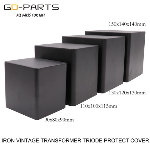 GD-PARTS Tube Audio AMP Triode Transformer Protect Cover Iron Case Enclosure 90*80*90mm 110*100*115mm 130*120*130mm 150*140*140 ► Photo 1/6