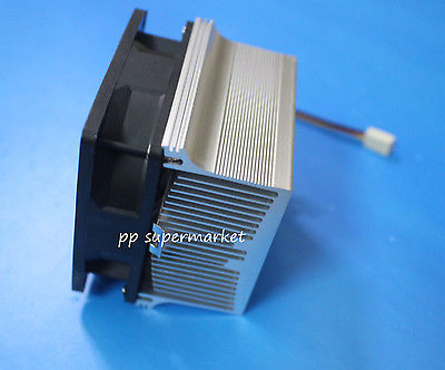 Aluminum plate with 12V fan for high power led diy Aluminium Heat Sink Cooling Fan for 50w 100w 150w 200w led ► Photo 1/3