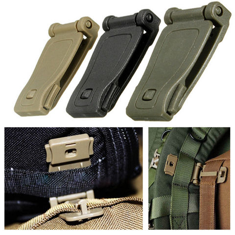 Molle Strap Buckle Tactical Backpack Bag Webbing Connect Clip Outdoor Camp Hike Mountain Climb Attachement Belt Mountaineer ► Photo 1/2