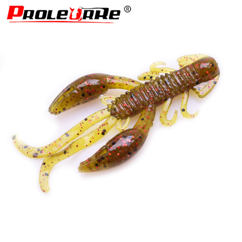 5pcs/Lot Shrimp Odor Worm Soft Bait 5cm 2g Fishing Attractive Wobblers With Salt Silicone Swimbaits Jig Swivel Bass Lures Tackle ► Photo 1/5