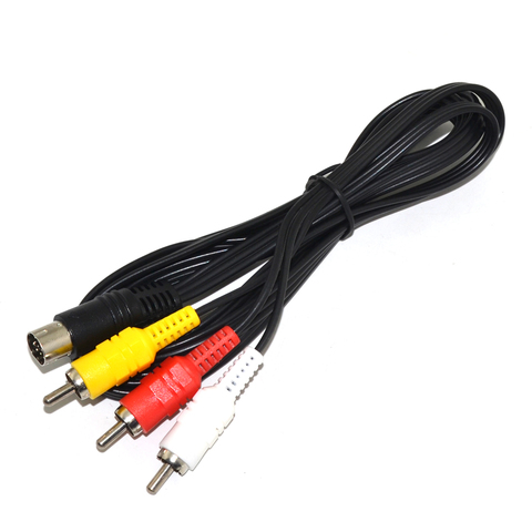 Nickel Plating Plug AV Cable for SEGA Saturn RCA Cord for SS ► Photo 1/6
