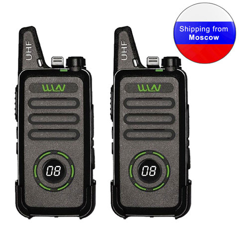 2PCS New WLN KD-C1plus mini Walkie Talkie KD-C1 plus UHF 400-520MHz slim transceiver two way radio KD-C1 Upgraded ► Photo 1/6