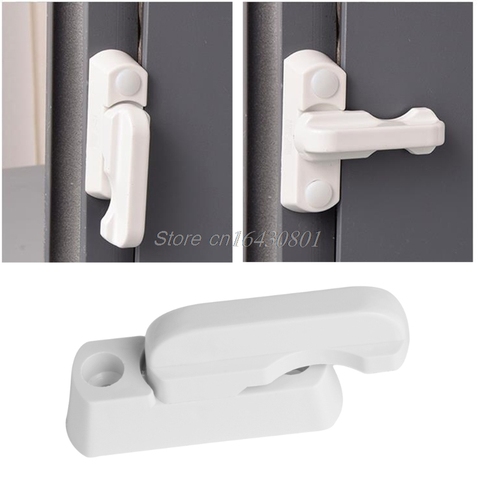 Plastic Child Safe Security Window Door Sash Lock Safety Lever Handle Sweep Latch S08 Wholesale&DropShip ► Photo 1/5
