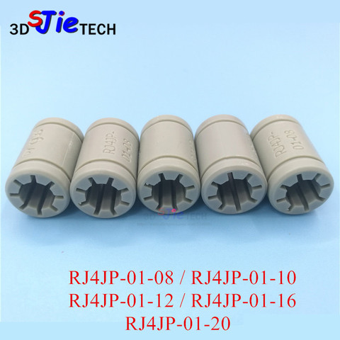 RJ4JP-01-08/RJ4JP-01-10/RJ4JP-01-12 RJ4JP-01-16 Solid Polymer Bearing 8mm shaft Drylin Plastic for Prusa i3 3D Printer 1pcs ► Photo 1/4