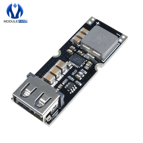 Single Cell Lithium Battery Boost Power Module Board 3.7V 4.2V Liter 5V 9V 12V USB Mobile Phone QC Fast Charge QC2.0 QC3.0 ► Photo 1/6
