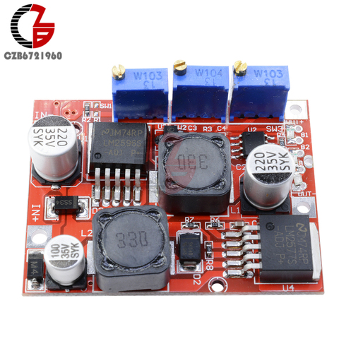DC-DC Step Up Down Boost buck Voltage Power Converter Module LM2577S+LM2596S ► Photo 1/6