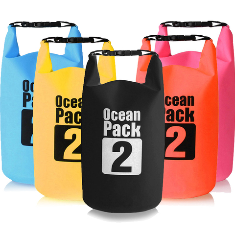 2L Waterproof Water Resistant Dry Bag Sack Storage Pack Pouch Swimming Outdoor Kayaking Canoeing River Trekking Boating ► Photo 1/6