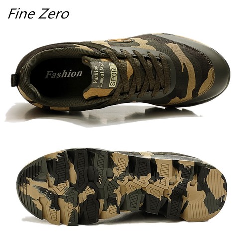 Autumn Spring Men's Women's Running Shoes Unisex Sport Outdoor Sneakers Breathable Women Camouflage green Walking Jogging Shoes ► Photo 1/6