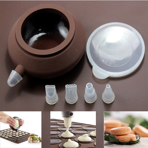 Brown Tea-pot Shaped Large Size Food Degree Silicone Piping Pot Dessert Decorators For Milk Sauce Macaron Decoration Pot D696 ► Photo 1/5