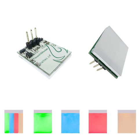 Capacitive Touch Switch Button RGB LED Sensor Module HTTM DIY Kit Blue Red Green Yellow Colorful Color Anti-interference 3V 5 6V ► Photo 1/6