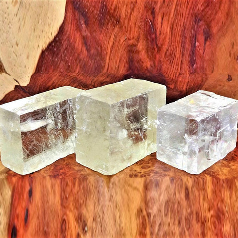 Optical Calcite (1 Pc) Raw Iceland Spar Natural stones and Minerals Healing stones ► Photo 1/6