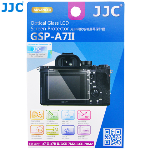 JJC LCD Screen Protector 9H Camera Display Cover  For SONY a7 II III a7R II III IV a7S III II a7C α9 a9II ZV1 ILCE-7M2 ILCE-7RM2 ► Photo 1/6